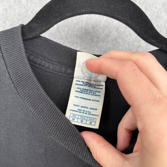 Nascar VTG Nextel Cup Series T Shirt Size M Black 2005 Graphic Distressed Flame - Picture 8 of 13